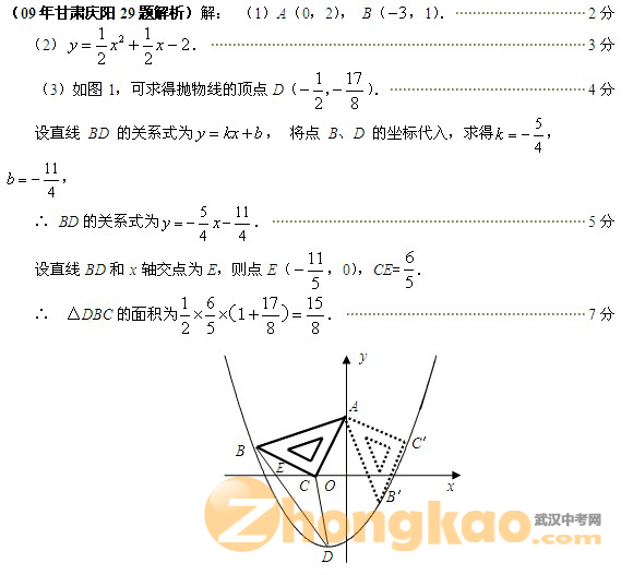 全国中考数学压轴题精选精析（10）2