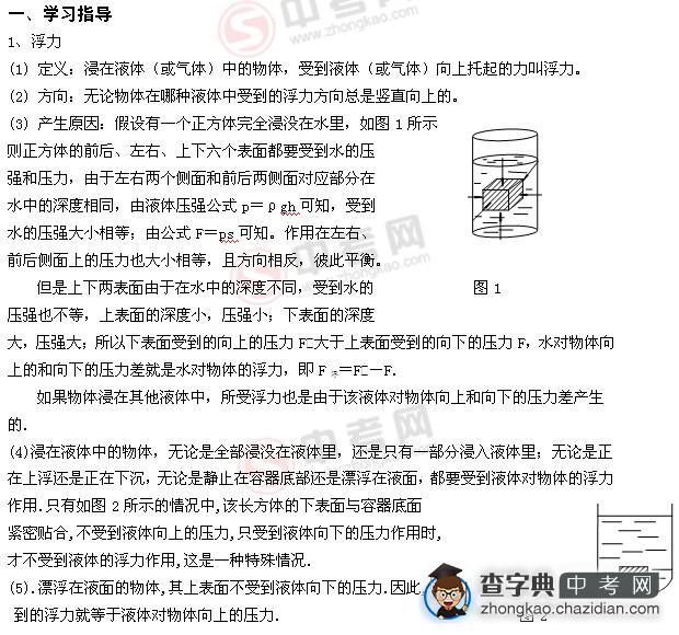 2012中考物理总复习-浮力1