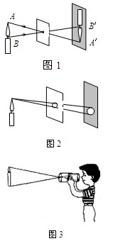 中考物理辅导光现象：细说小孔成像1