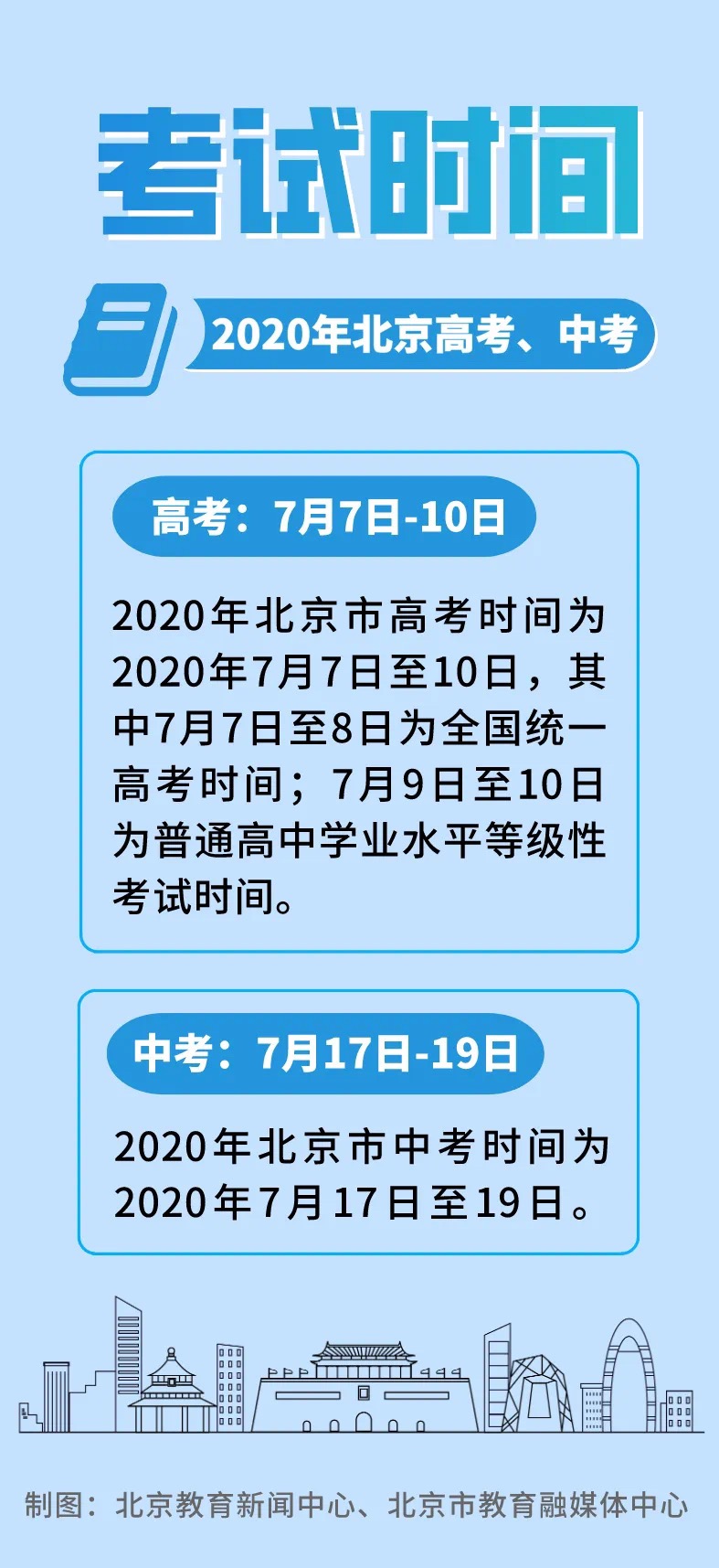 北京市公布初三学生开学时间及中考时间1